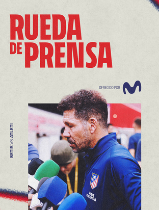 Rueda de prensa de Simeone previa al Real Betis-Atleti