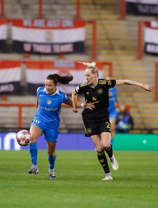 El Atleti Femenino, apeado de la UWCL