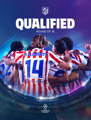 We advance to the Champions League Round of 16!