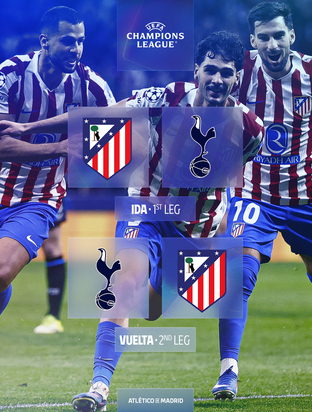 Atleti to face Tottenham Hotspur in the Champions League Round of 16