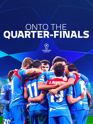 Through to the Champions League quarter-finals!