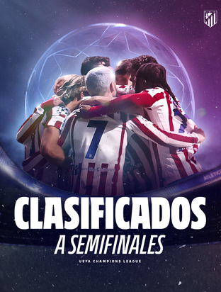 ¡Clasificados para semifinales de la Liga de Campeones!