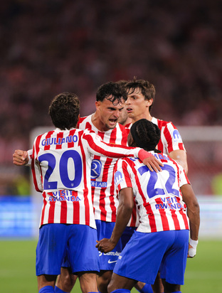 The final of the Copa del Rey, in action