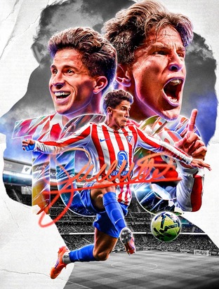 Giuliano plays his 100th game for Atlético