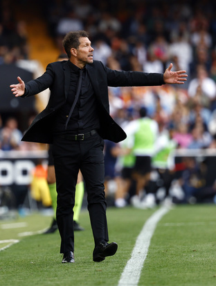 Simeone cumplió 1000 partidos como entrenador profesional