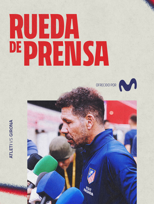 Rueda de prensa de Simeone tras el Atleti-Girona