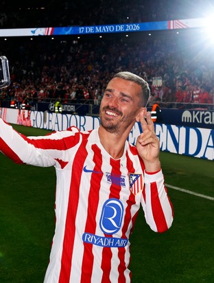 El homenaje a Antoine Griezmann, en imágenes