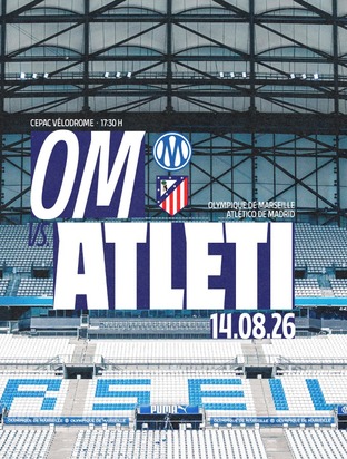 Nos mediremos al Olympique de Marseille en el último amistoso de pretemporada