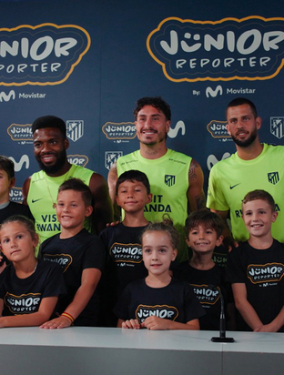 Lemar, Giménez y Hancko, protagonistas de una nueva edición de 'Junior Reporter'