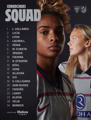 La convocatoria para Bilbao