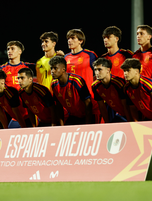 La selección española sub-20 se impone a México en el Centro Deportivo Majadahonda 
