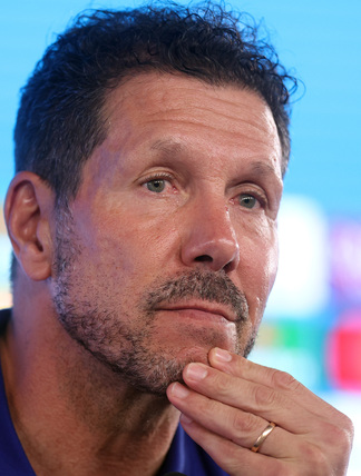 Simeone: "Afrontamos un partido duro contra un equipo físicamente fuerte"