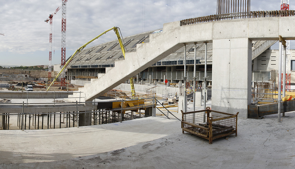 Obras Nuevo Estadio Abril 2014