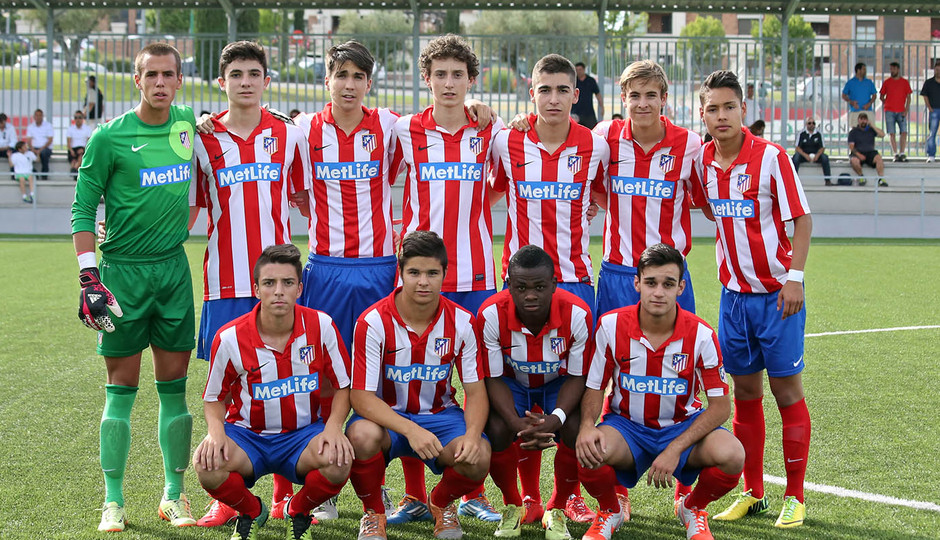 Temporada 13/14. Once inicial del Atlético C FOTO: Arturo Saiz