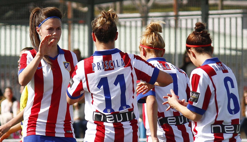 Temp. 2014-2015. Atlético de Madrid Féminas-CD Santa Teresa vuelta