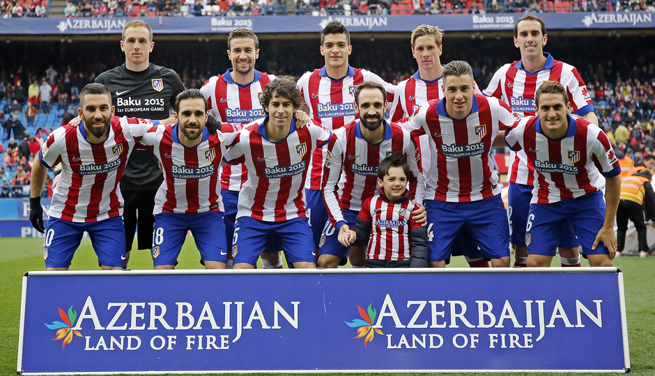 Temporada 14-15. Jornada 28. Atlético de Madrid-Getafe. Nuestro once ante el Getafe.