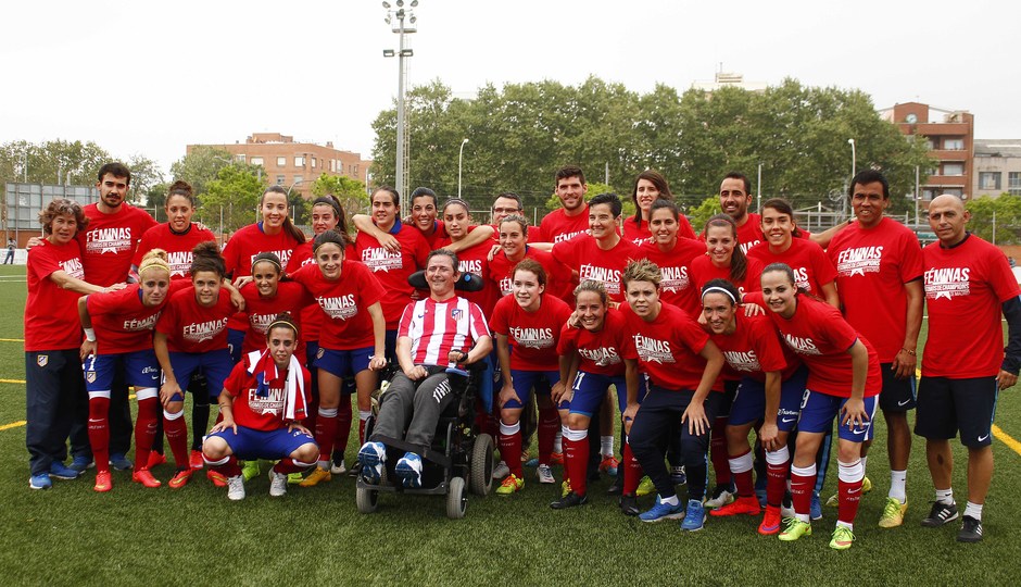 Temp. 2014-2015. Atlético de Madrid Féminas-Sant Gabriel vuelta