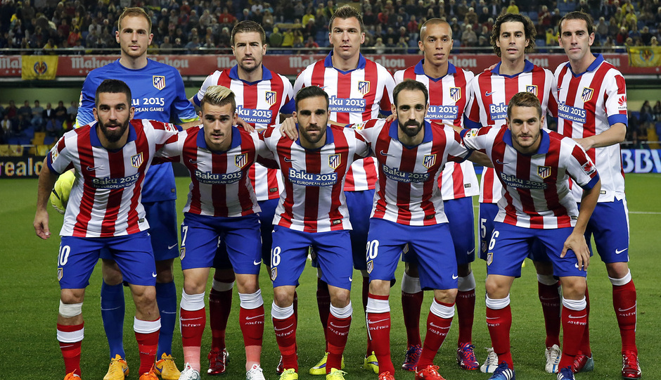 Temporada 14-15. Jornada 34. Villarreal - Atlético de Madrid. Nuestro once ante el Villarreal.