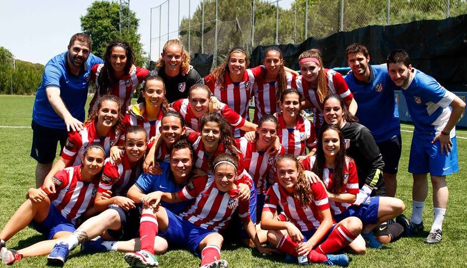 Temp. 2014-2015. Atlético de Madrid Féminas B campeón de Copà