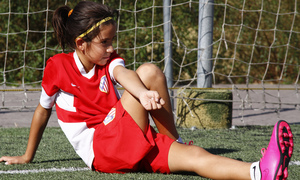 Temp. 2015-2016. Primer entrenamiento de las más pequeñas de la Academia