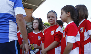 Temp. 2015-2016. Primer entrenamiento de las más pequeñas de la Academia