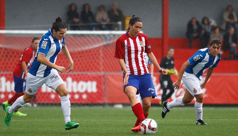 Partido de liga. Atlético de Madrid Féminas - Espanyol.