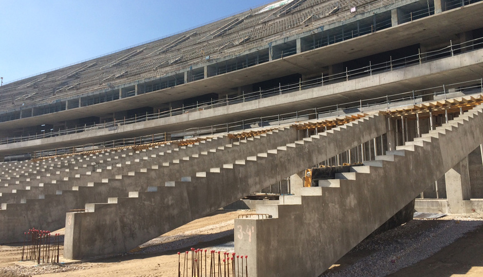 Imagen del Nuevo Estadio tomada el 17 de octubre de 2015