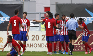 Temporada 2015-2016. Partido Atlético de Madrid 'B' contra el Rayo Vallecano 'C'.