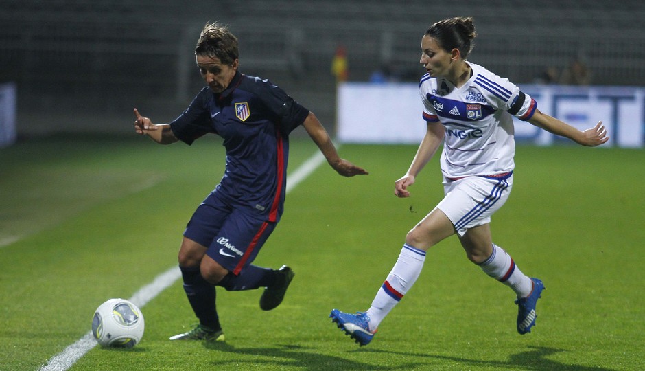 Olympique Lyonnais - Atlético de Madrid Féminas. Partido de vuelta de los octavos de final de la Women's Champions League. 