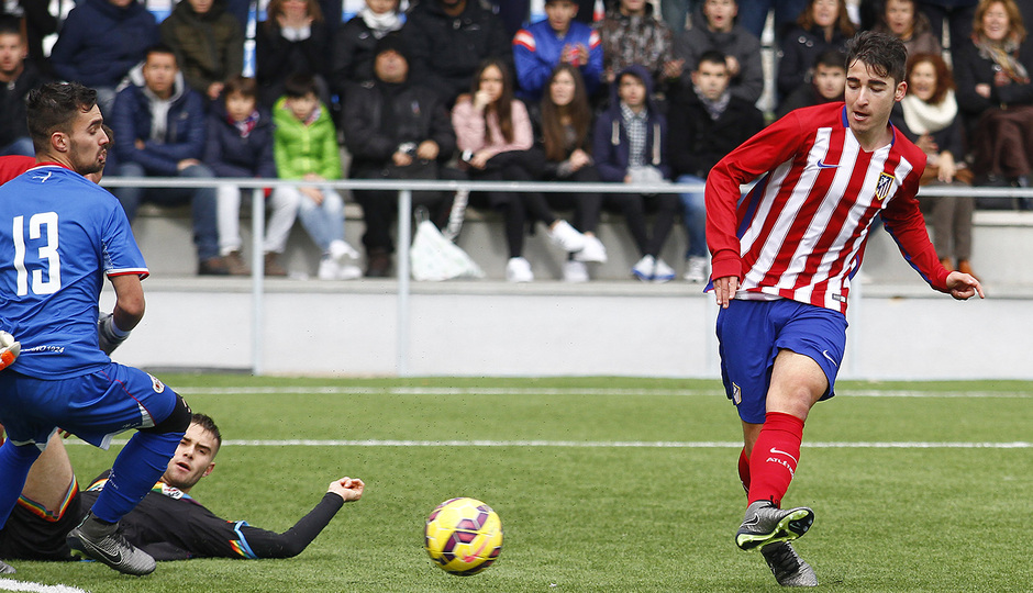 Temporada 2015-2016. Partido Atlético de Madrid juvenil 'A' contra el Rayo Vallecano.