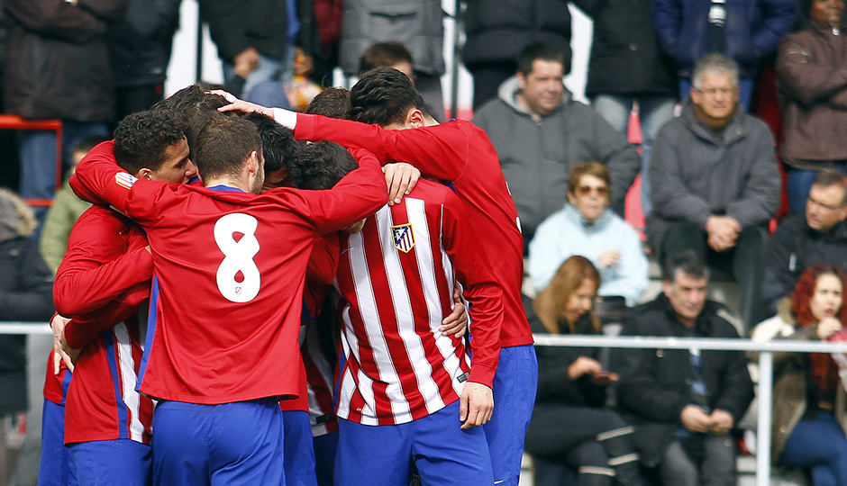Temporada 2015-2016. Partido Atlético de Madrid juvenil 'A' contra el Rayo Vallecano.