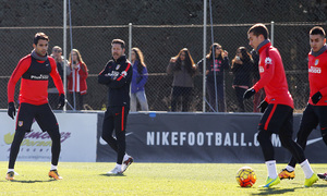 Temporada 2015-2016.Entrenamiento en la ciudad deportiva de Majadahonda 20-02-2016.
