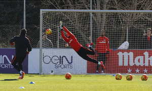 Temporada 2015-2016.Entrenamiento en la ciudad deportiva de Majadahonda 20-02-2016.
