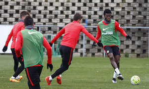 Temporada 2015-2016.Entrenamiento en la ciudad deportiva de Majadahonda 28-02-2016.