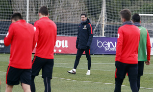 Temporada 2015-2016.Entrenamiento en la ciudad deportiva de Majadahonda 28-02-2016.