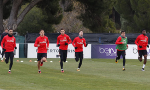 Temporada 2015-2016.Entrenamiento en la ciudad deportiva de Majadahonda 28-02-2016.