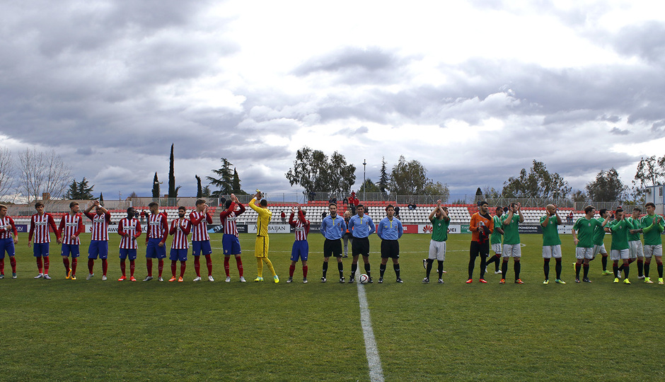 Temporada 2015-2016. Partido Atlético de Madrid 'B' contra el Unión Adarve.