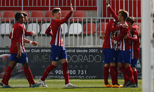 Temporada 2015-2016. Partido Atlético de Madrid 'B' contra el Unión Adarve.