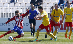 Atlético de Madrid B-Collado Villalba. Partido de Tercera División.