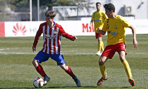 Atlético de Madrid B-Collado Villalba. Partido de Tercera División.