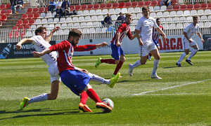 Atlético de Madrid B-Alcobendas. Partido de Tercera División.