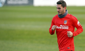 temporada 15/16. Entrenamiento en la ciudad deportiva de Majadahonda. Koke corriendo durante el entrenamiento