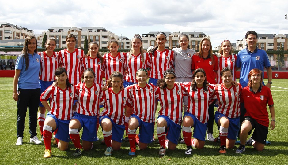Temporada 2015/2016. Atlético de Madrid Féminas juvenil B - Palestra.