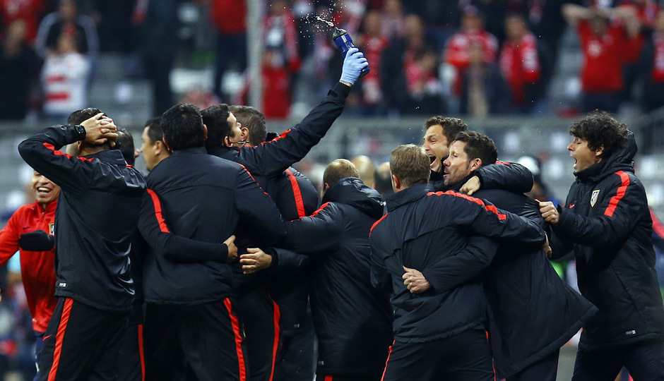 Temp. 2015-2016 | Bayern - Atlético de Madrid | Celebración