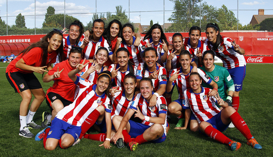 Temporada 2015-2016. Atético de Madrid Féminas 'B' campeón de copa federación 2016.