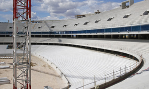 Temporada 2015-2016. Avance de las obras en el Nuevo Estadio. 17/06/2016.