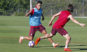 Temp. 16/17. Entrenamiento vespertino en Los Ángeles de San Rafael 14/07/2016