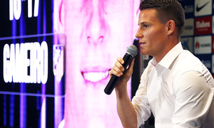 Temp. 2016/2017. Presentación de Kevin Gameiro | Estadio Vicente Calderón 