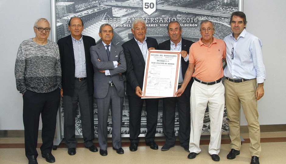 Temporada 2016-2017. Homenaje a los veteranos en el 50 años del estadio Vicente Calderón.