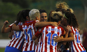Temporada 2016-2017. Atlético de Madrid Femenino vs Sporting de Huelva. 08-10-2016. Sonia Bermudez. 
